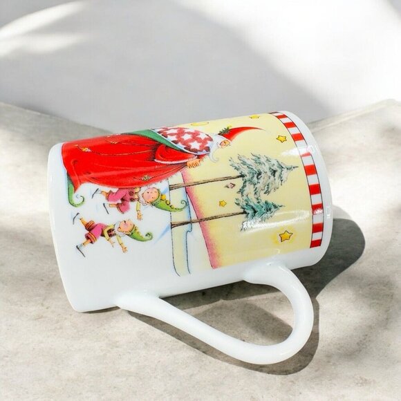 Mary Engelbreit Old World Santa Mug Cup Santa Ceramic Coffee Mug Cup 2001 VTG - Picture 2 of 16